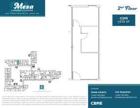 1930 S Alma School Rd, Mesa, AZ à louer Plan d’étage– Image 1 sur 2