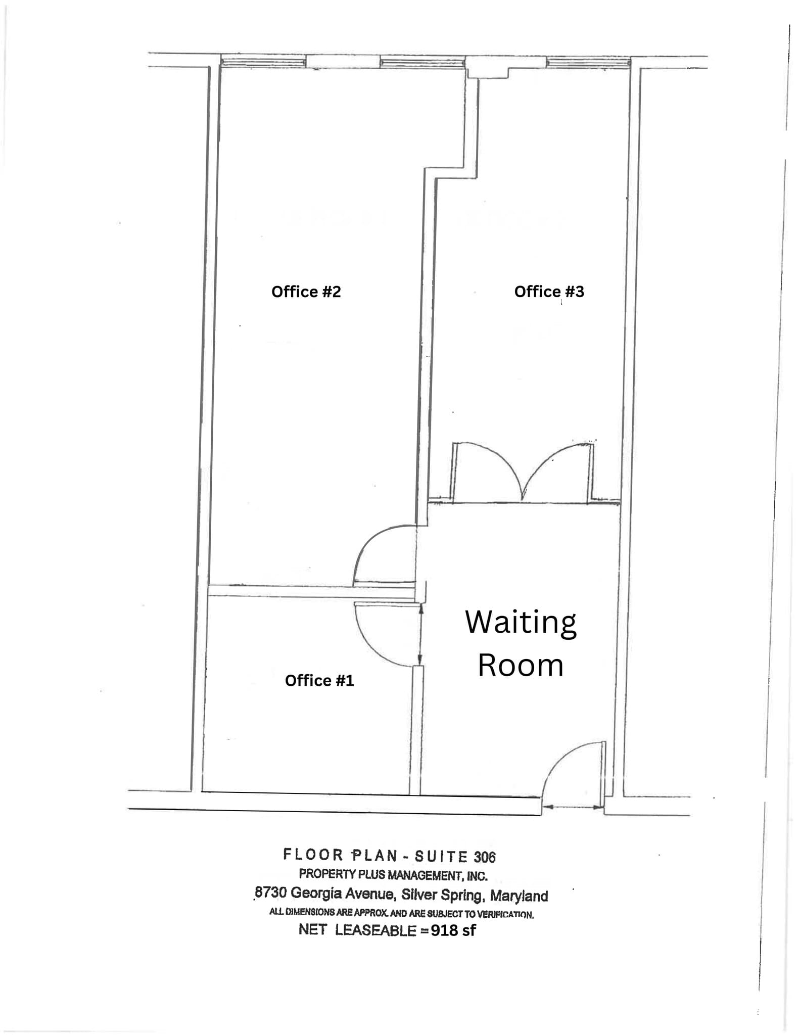 8730 Georgia Ave, Silver Spring, MD à louer Plan de site– Image 1 sur 8