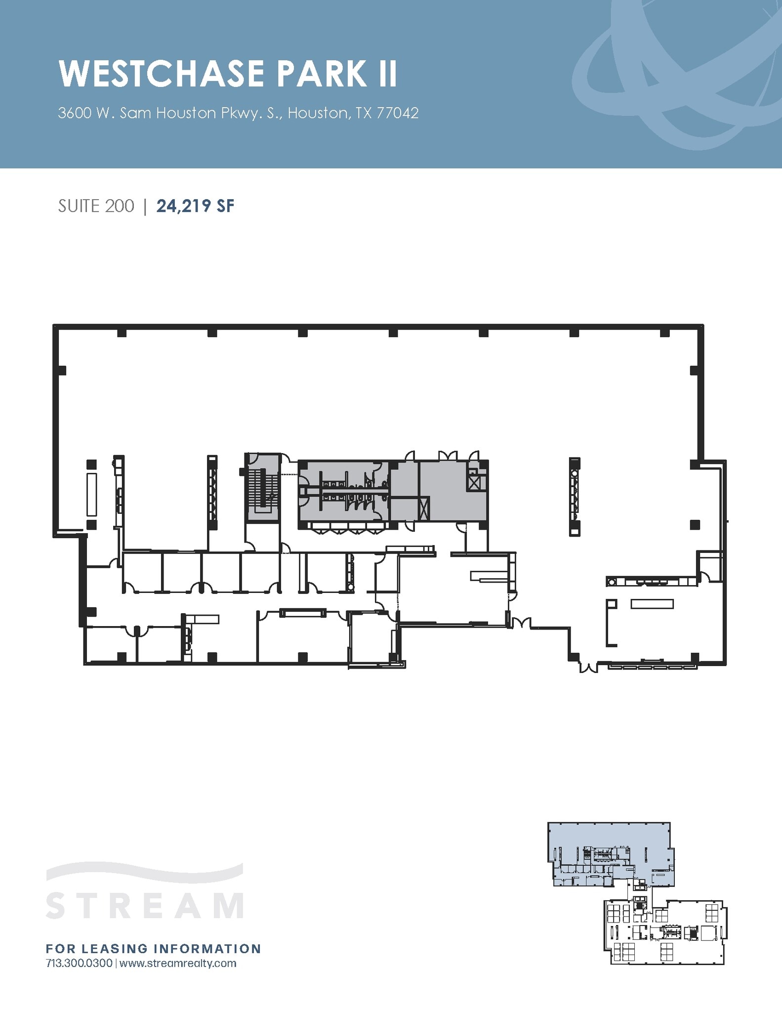3600 W Sam Houston Pky S, Houston, TX à louer Plan d’étage– Image 1 sur 2