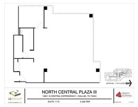 12801 N Central Expy, Dallas, TX à louer Plan d’étage– Image 1 sur 1