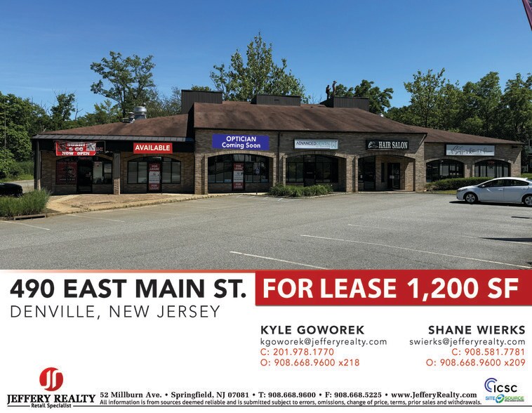 490 E Main St, Denville, NJ à louer - Photo de l’immeuble – Image 1 sur 6
