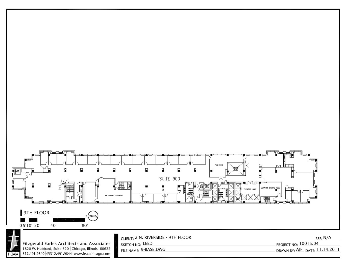 2 N Riverside Plz, Chicago, IL à louer Plan d’étage– Image 1 sur 1