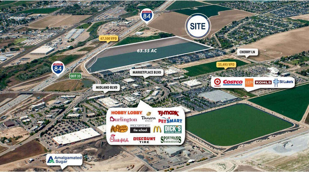 10217 Cherry Ln, Nampa, ID à vendre - Plan de site – Image 2 sur 2