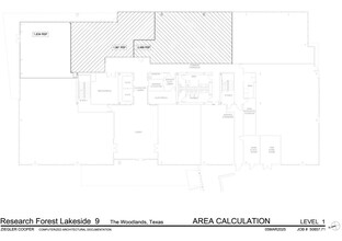 9709 Lakeside Blvd, The Woodlands, TX à louer Plan d’étage– Image 1 sur 1