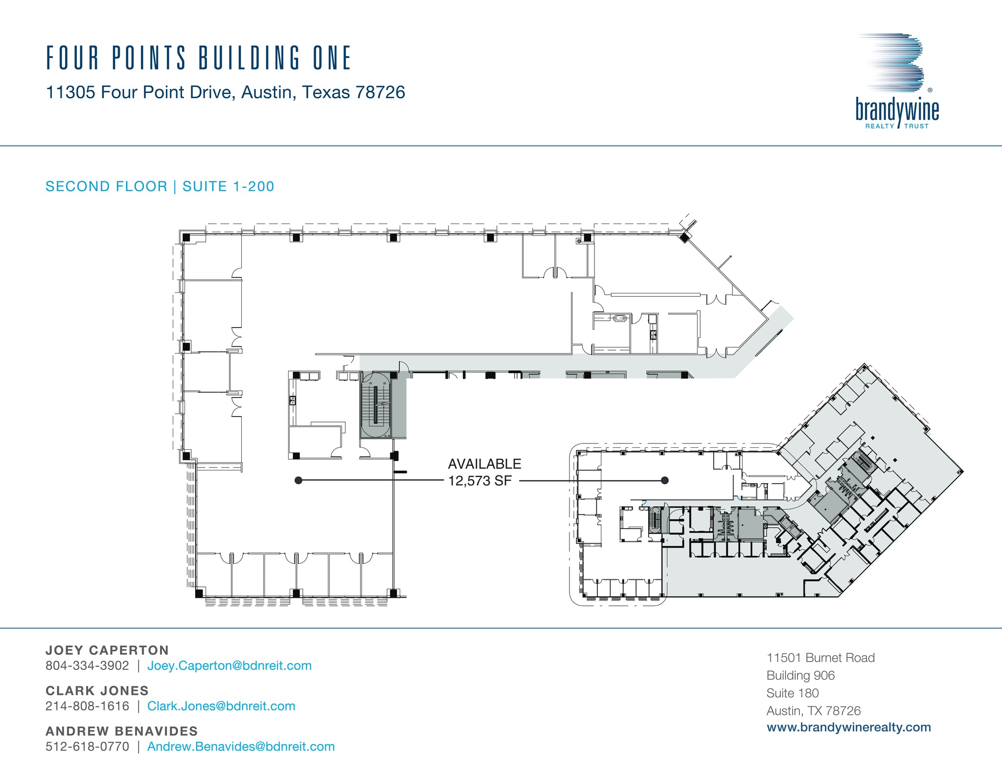 11305 Four Points Dr, Austin, TX à louer Plan de site– Image 1 sur 1