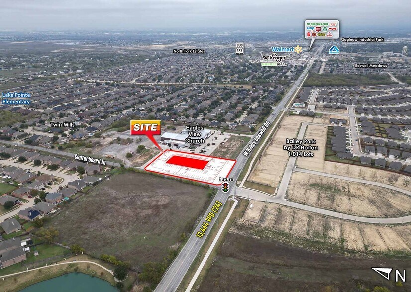NEC of Bailey Boswell Road & Centerboard Lane, Fort Worth, TX à louer - Photo principale – Image 1 sur 3