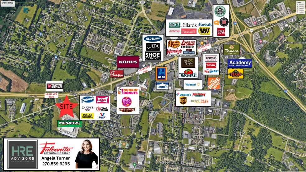 5360 US Highway 60 W, Paducah, KY à vendre - Aérien – Image 1 sur 16