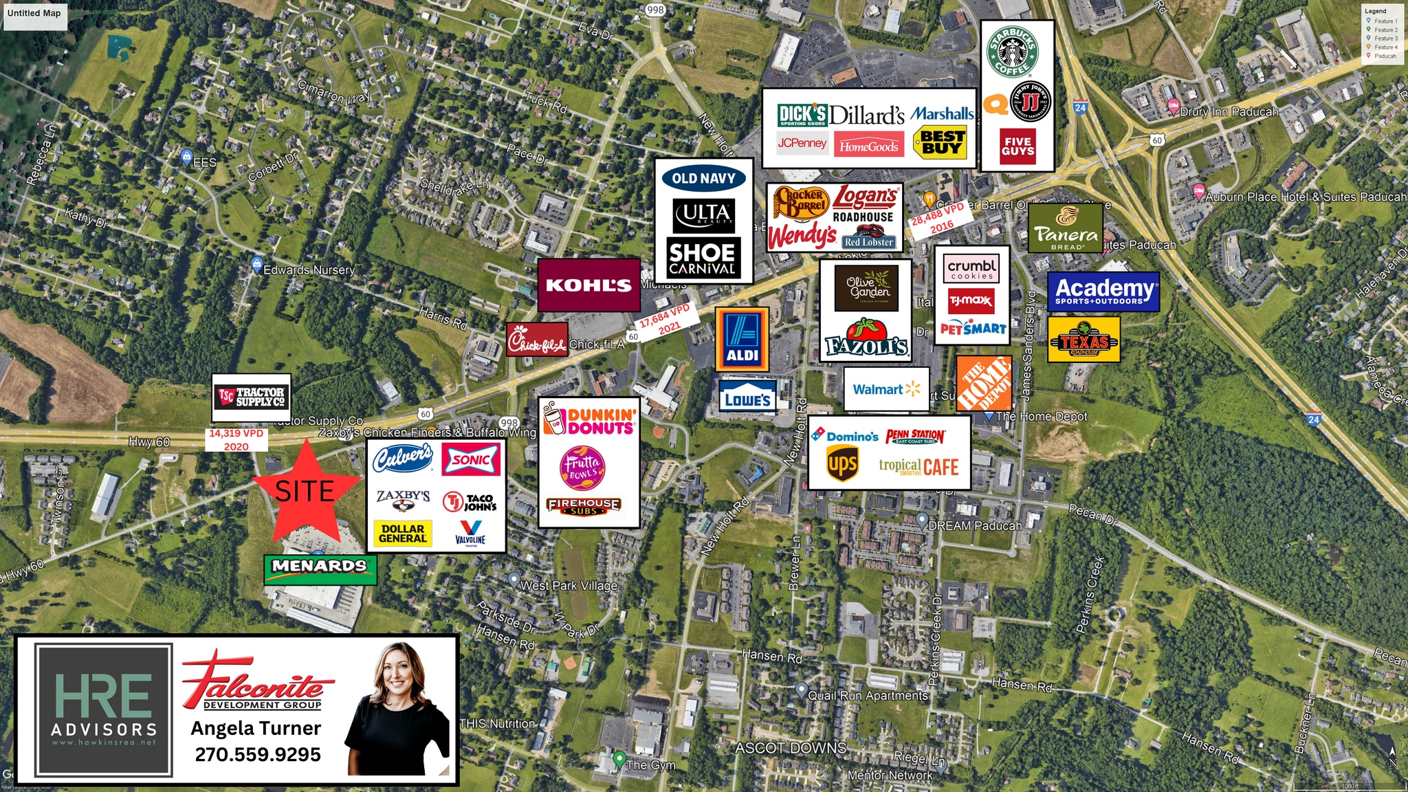5360 US Highway 60 W, Paducah, KY à vendre Aérien– Image 1 sur 17