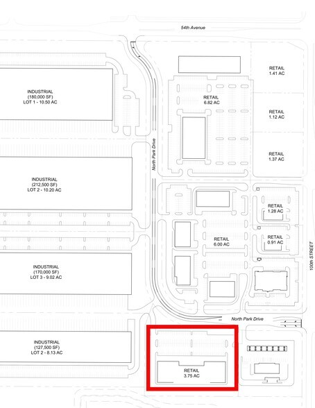 5150 100th St, Urbandale, IA à vendre - Plan de site – Image 2 sur 2