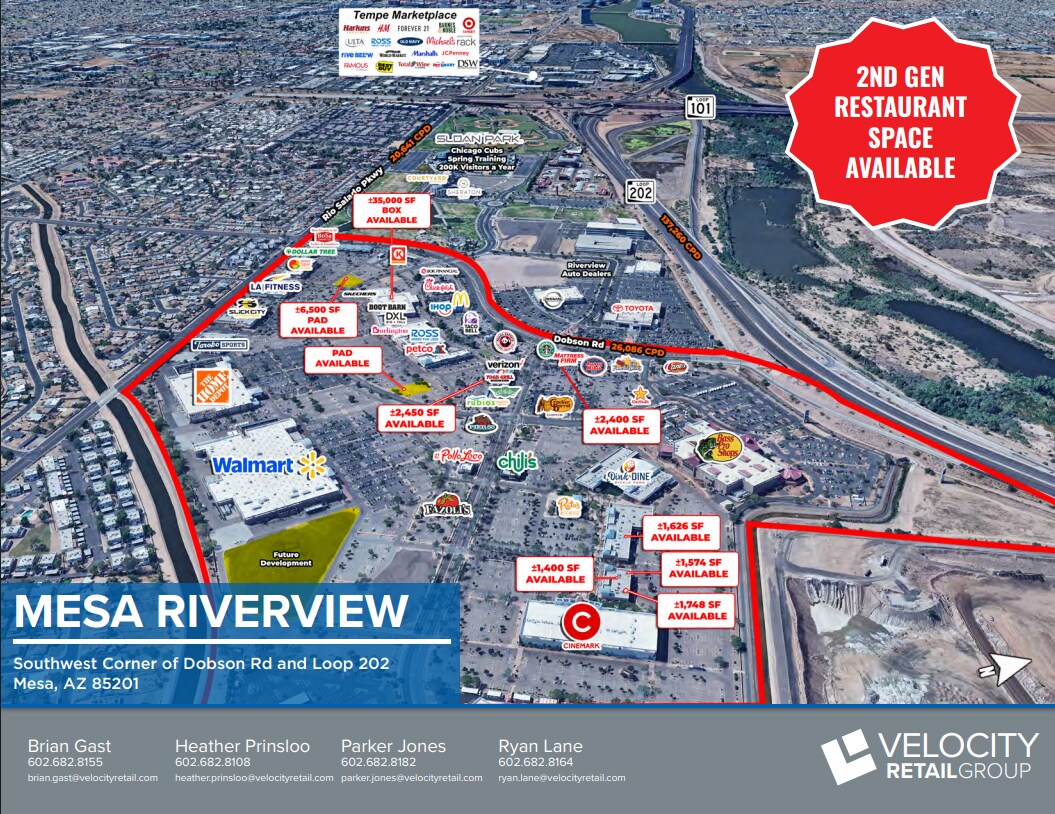 823-857 N Dobson Rd, Mesa, AZ à louer Photo de l’immeuble– Image 1 sur 52