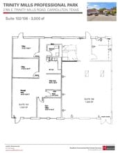 2761 E Trinity Mills Rd, Carrollton, TX à louer Plan d’étage– Image 1 sur 1