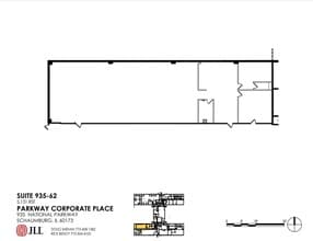 935 National Pky, Schaumburg, IL à louer Plan d’étage– Image 1 sur 1