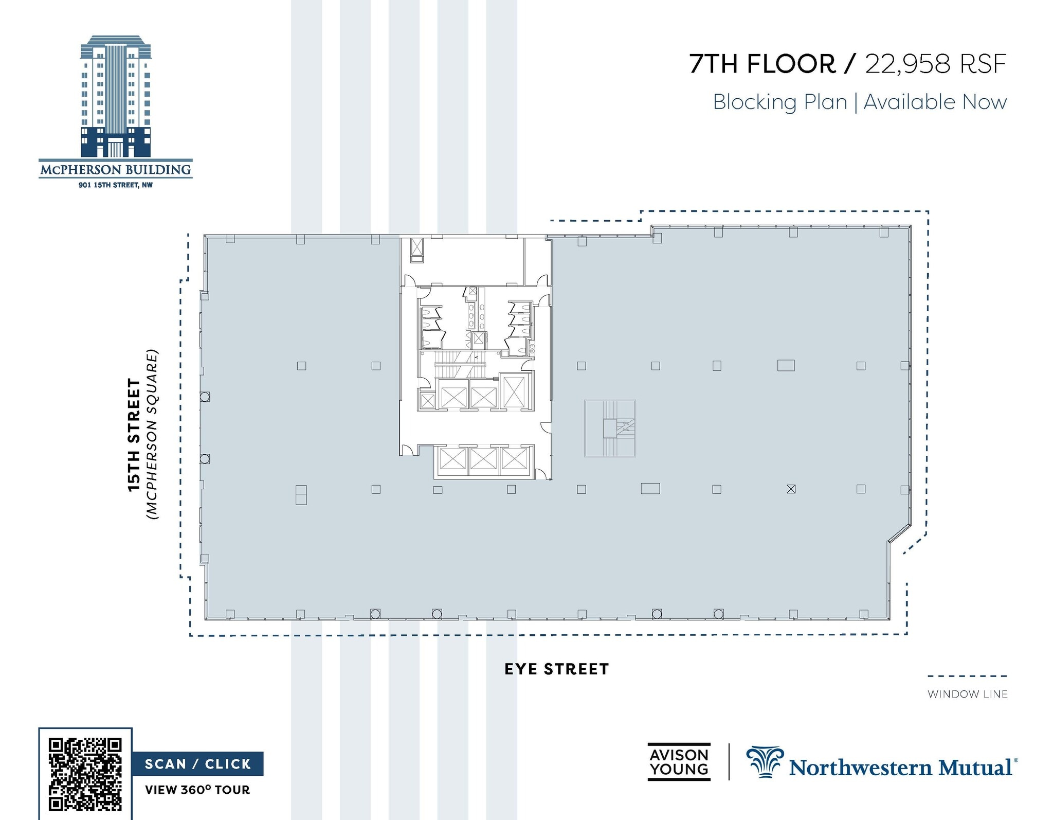 901 15th St NW, Washington, DC à louer Plan d’étage– Image 1 sur 1