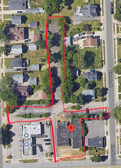 500 W Huron St, Pontiac, MI à vendre - Aérien – Image 2 sur 2