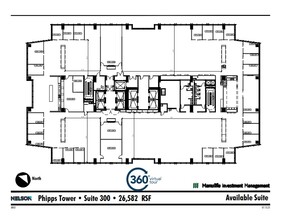 3438 Peachtree Rd NE, Atlanta, GA à louer Plan d’étage– Image 2 sur 2