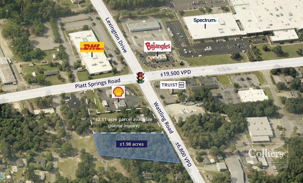 Wattling Road Rd, West Columbia, SC à vendre - Aérien – Image 2 sur 3