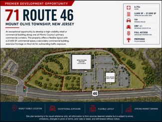 Plus de détails pour 71 Route 46, Mount Olive, NJ - Terrain à vendre