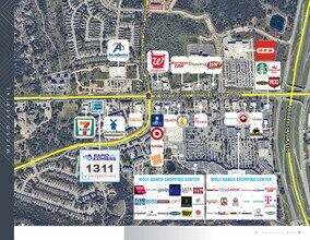 1311 University Ave, Georgetown, TX - VUE AÉRIENNE vue de carte - Image1