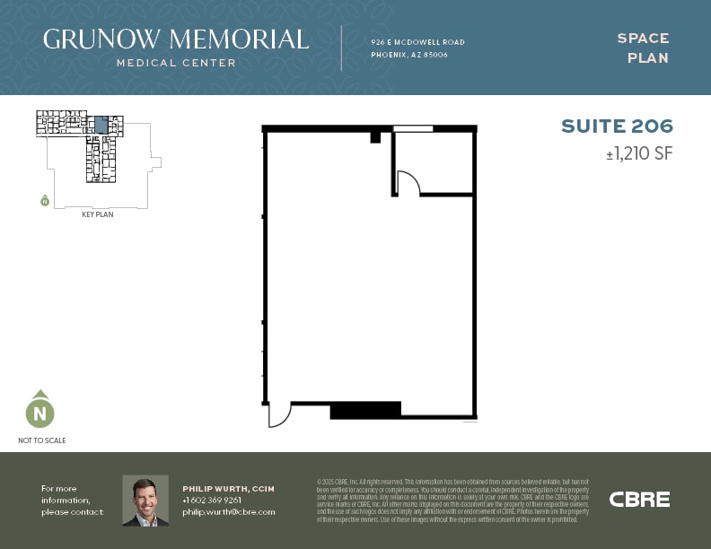 926 E McDowell Rd, Phoenix, AZ à louer Plan d’étage– Image 1 sur 1