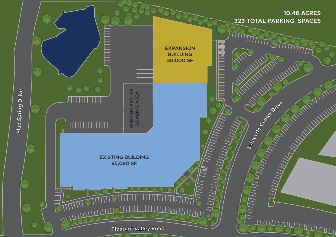 4250 Pleasant Valley-A Rd, Chantilly, VA à louer Plan de site– Image 1 sur 2