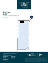 545 E John Carpenter Fwy, Irving, TX à louer Plan d’étage– Image 1 sur 1