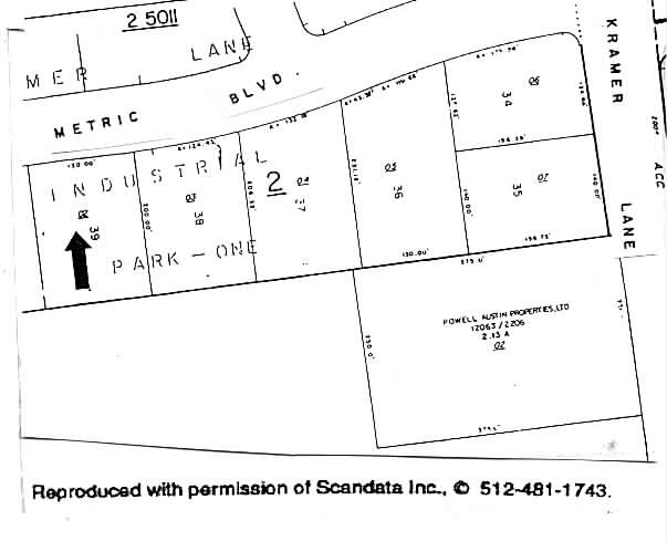 10705 Metric Blvd, Austin, TX à louer - Plan cadastral – Image 3 sur 4