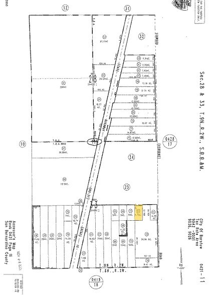 Arbuckle St, Barstow, CA à vendre - Plan cadastral – Image 2 sur 2