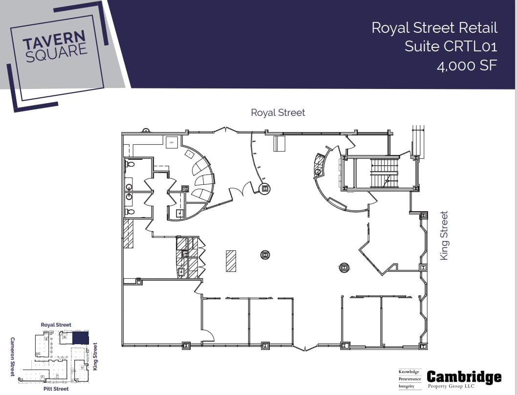 123 N Pitt St, Alexandria, VA à louer Plan d’étage– Image 1 sur 1