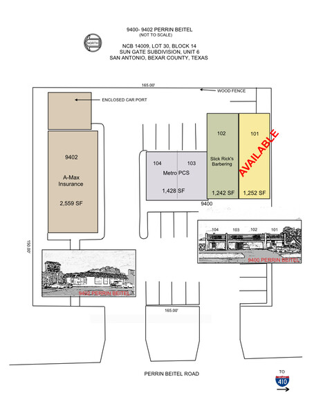 9400 Perrin Beitel Rd, San Antonio, TX à louer - Plan de site – Image 2 sur 3