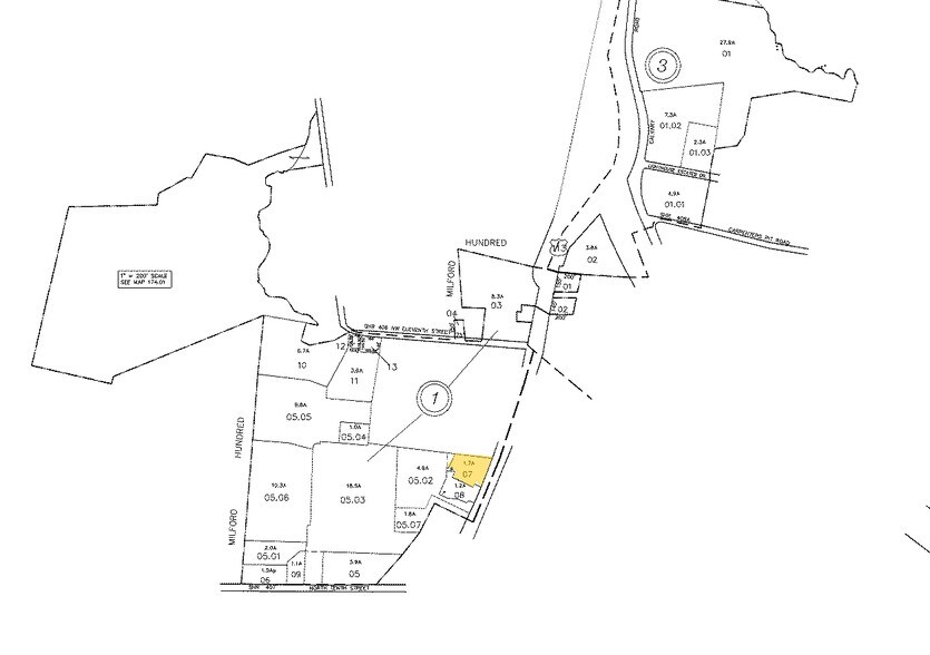 945 N Dupont Blvd, Milford, DE à vendre - Plan cadastral – Image 3 sur 6