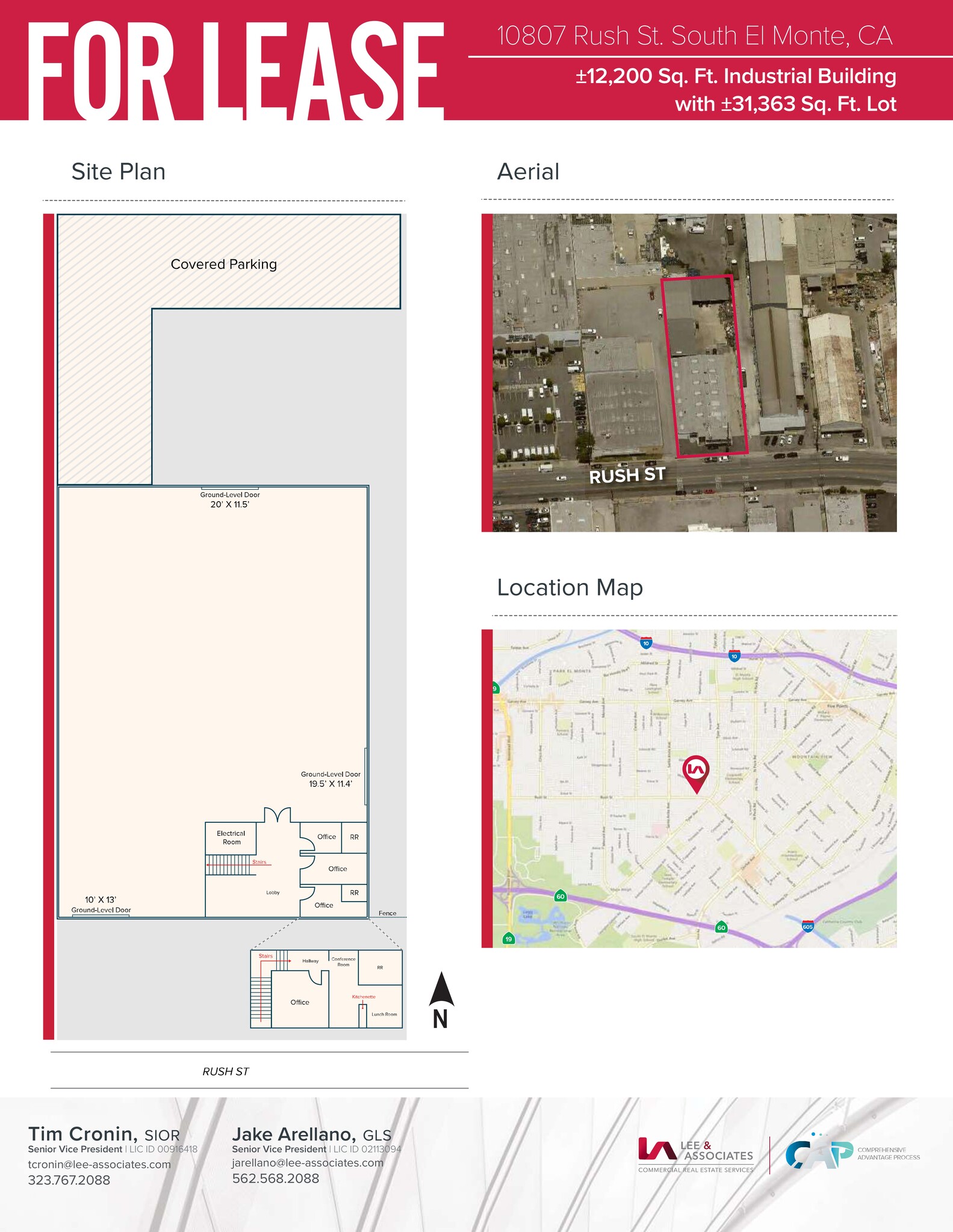10807 Rush St, South El Monte, CA à louer Plan de site– Image 1 sur 2