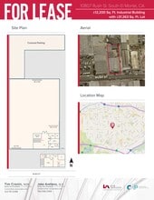 10807 Rush St, South El Monte, CA à louer Plan de site– Image 1 sur 2