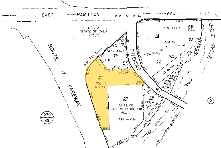 675 Creekside Way, Campbell, CA à louer - Plan cadastral – Image 2 sur 7
