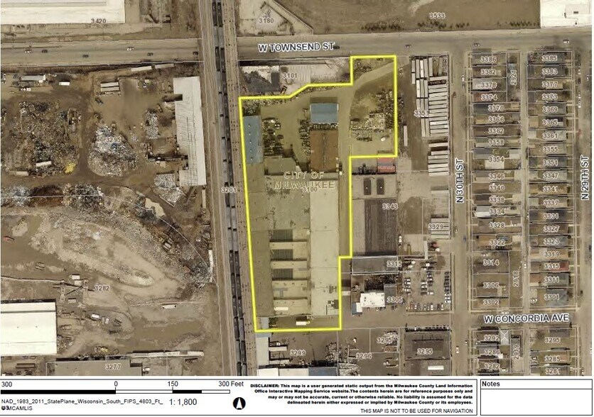 3100 W Concordia Ave, Milwaukee, WI à vendre - Aérien – Image 2 sur 2