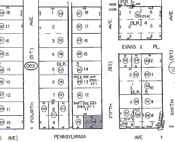 430-434 Pennsylvania Ave, San Diego, CA à vendre - Plan cadastral – Image 2 sur 3