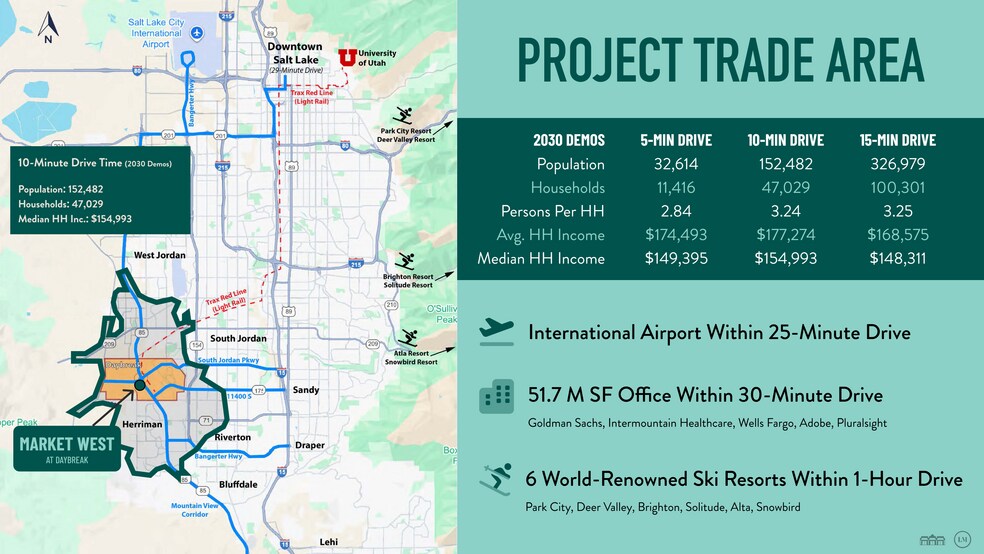 Mountain View Corridor & South Jordan Pkwy, South Jordan, UT à louer - Aérien – Image 2 sur 12