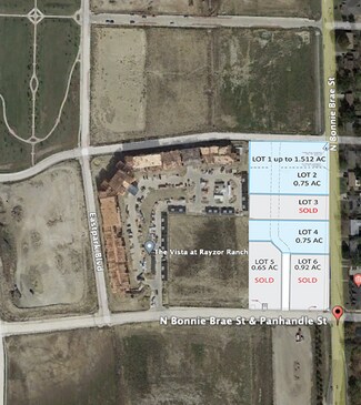 Plus de détails pour NEC Bonnie Brae Rd, Denton, TX - Terrain à vendre