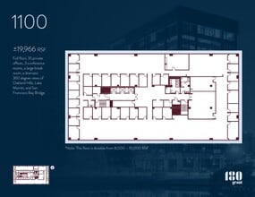 180 Grand Ave, Oakland, CA à louer Plan d’étage– Image 1 sur 1