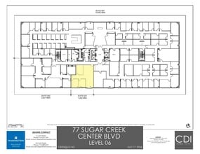 77 Sugar Creek Center Blvd, Sugar Land, TX à louer Plan d’étage– Image 1 sur 1