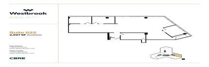 1 Westbrook Corporate Ctr, Westchester, IL à louer Plan d’étage– Image 1 sur 1