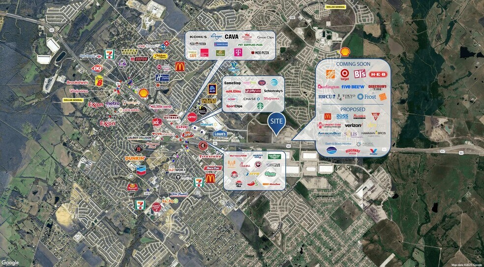 US Hwy 80 and Gateway Blvd, Forney, TX à vendre - Aérien – Image 3 sur 4