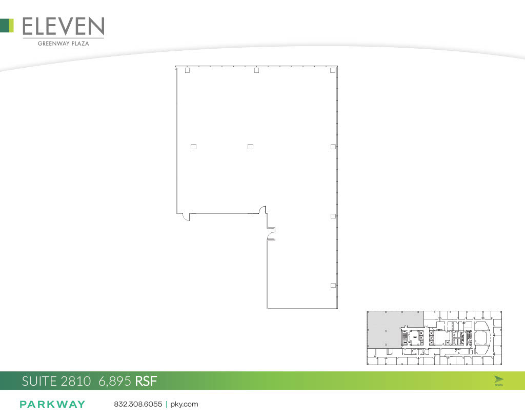 11 Greenway Plz, Houston, TX à louer Plan d’étage– Image 1 sur 2