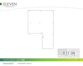 11 Greenway Plz, Houston, TX à louer Plan d’étage– Image 1 sur 2