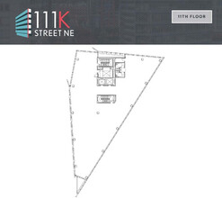 111 K St NE, Washington, DC à louer Plan d’étage– Image 1 sur 3