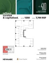 410 17th St, Denver, CO à louer Plan d’étage– Image 1 sur 1