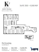3001-3003 Knox St, Dallas, TX à louer Plan d’étage– Image 1 sur 1