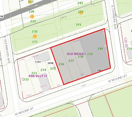 1082 W Mound St, Columbus, OH à louer - Plan cadastral – Image 2 sur 7