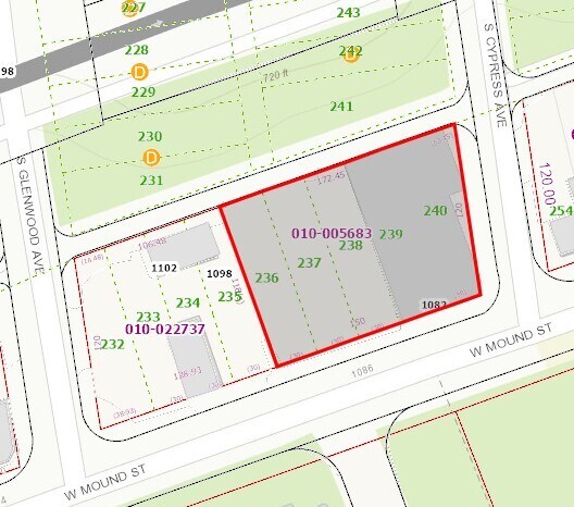 1082 W Mound St, Columbus, OH à vendre - Plan cadastral – Image 3 sur 7