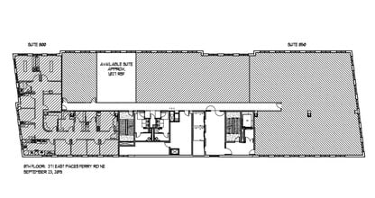 371 E Paces Ferry Rd NE, Atlanta, GA à louer Plan d’étage– Image 1 sur 2