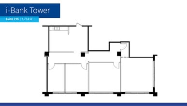 5050 Poplar Ave, Memphis, TN à louer Plan d’étage– Image 1 sur 5